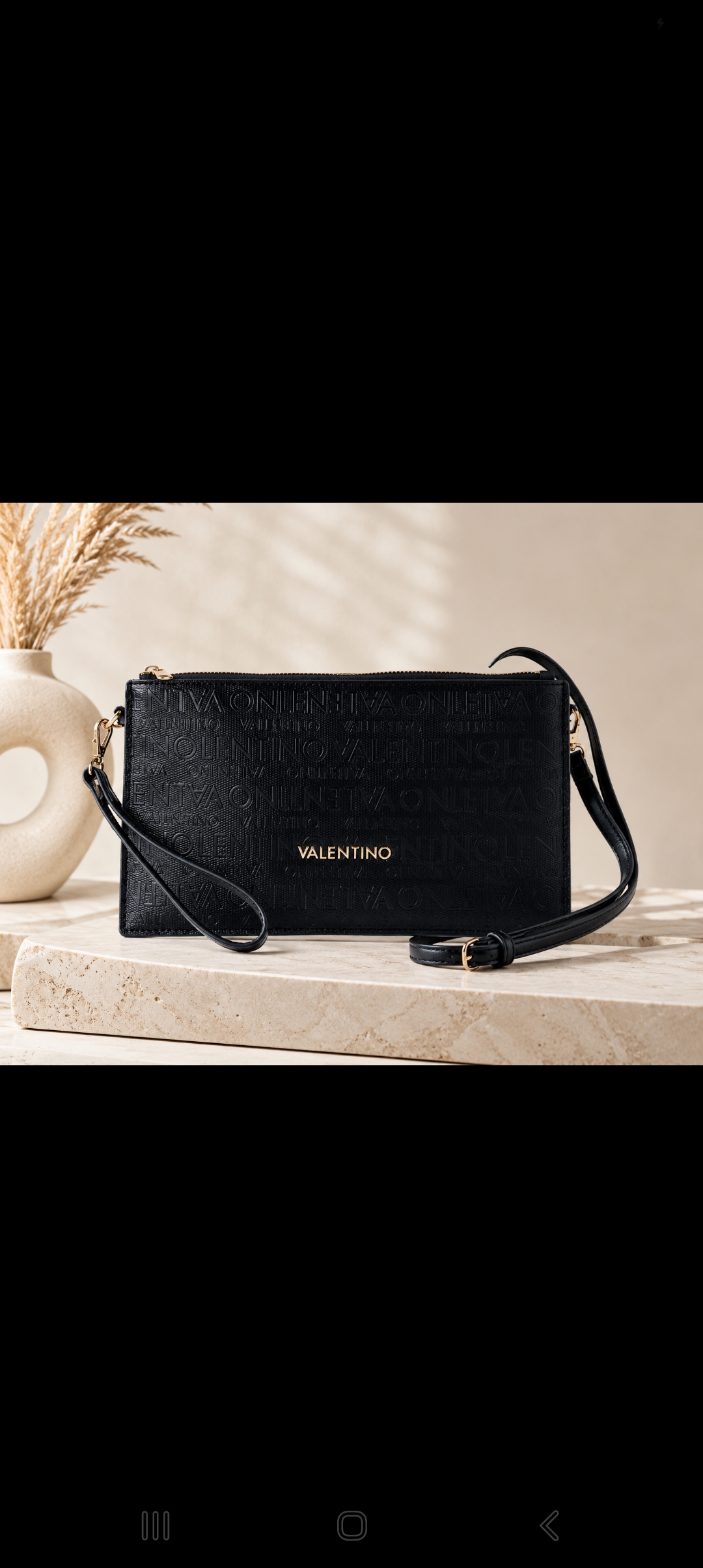 Valentino حقيبة كلاتش Valentino بـ كروس بودي