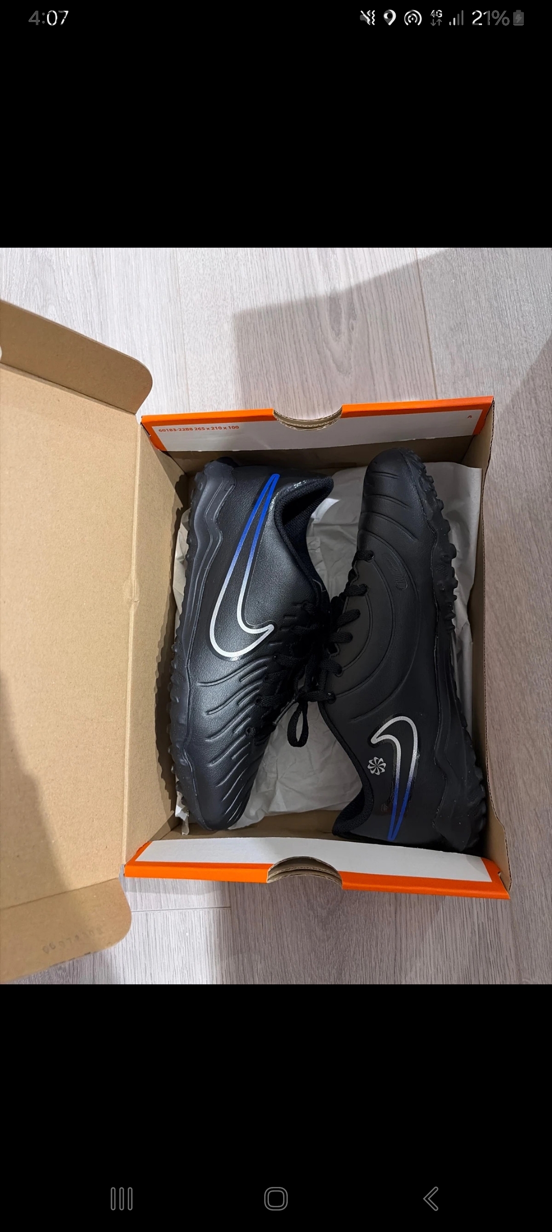 Nike Nike Legend 10 Club TF Black/Blue – حذاء كرة قدم أصلي